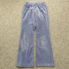 GU ヌクヌクニットコールフレアパンツ130