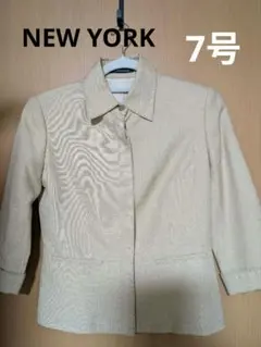 NEW YORK　ビジネススーツ　フォーマルスーツ　ベージュ