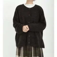 カーディガン ノーカラージャケット