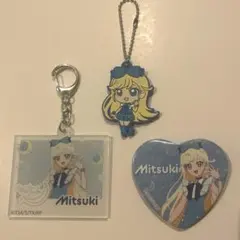 アイカツ！ AVIOT マルイ アクリルキーホルダー 缶バッジ 夏樹みくる