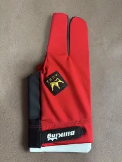 【国内初入荷】BillKing ビリヤードグローブ レザー付フィンガーカット