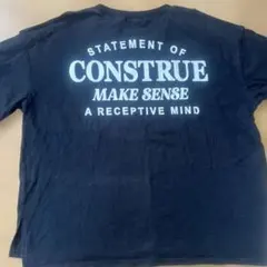 WEGO STATEMENT OF CONSTRUE Tシャツ ブラックのサムネイル