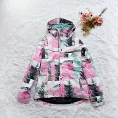 ボルコム スキーウェア スノボ 総柄 派手 ロゴ刺繍 ウィンタースポーツ 秋冬