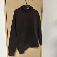 ユニクロC スウェットオーバーサイズプルパーカ 廃盤　ダークブラウン　XL