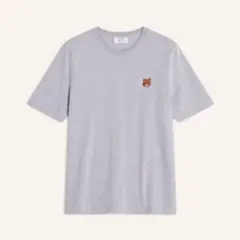 MAISON KITSUNE フォックスパッチ Tシャツ グレーのサムネイル