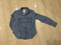 GAP デニム長袖シャツ XS