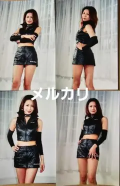 レースクイーン 須藤寛子 生写真4枚⑱Rodeo DriveRQ(ハガキサイズ