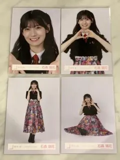 櫻坂46 石森璃花 12th BACKS LIVE 黒衣装 生写真 コンプ