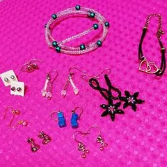 最終値下・即買い可】アクセサリー９点セット ブレスレット ピアス まとめ売り