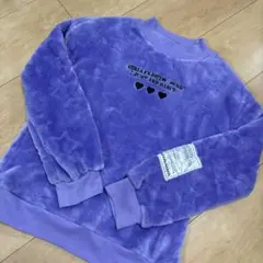 ボアトレーナー⭐︎星柄⭐︎紫⭐︎あったかトレーナー⭐︎しまむら