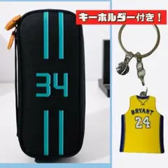 ペンケース　筆箱　バスケ　　NBA 　アキーム　ヤニス　シャキール・オニール　黒