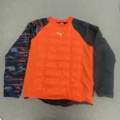 C669 PUMA プーマ ナイロンジャケット オレンジ XQ 古着