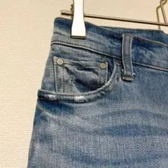 早い者勝ち◆ルクールブラン パンツ テーパード デニム 34 青 綿 デイリーのサムネイル