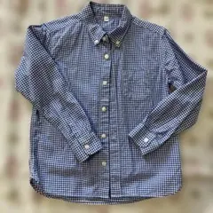 長袖チェックシャツ 130サイズ