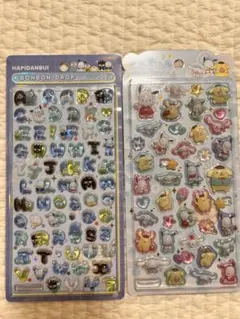 はぴだんぶい ボンボンドロップシールもじ シナモン ポチャッコ ポムポムプリン