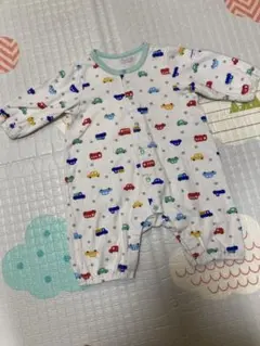 ミキハウス カラフル車柄ロンパース 70cm