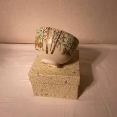 茶道具】抹茶茶碗 ひな祭り 立雛絵 音羽山作 清水焼 京焼 - メルカリ