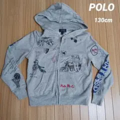 POLO　スウェットパーカー　130cm　難あり