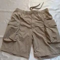 UNIQLO U パラシュートカーゴショトパンツ( Lサイズ/ ベージュ)