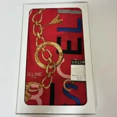 【新品未使用】CELINE (セリーヌ) 大判ハンカチ チェーン柄　綿100%のサムネイル