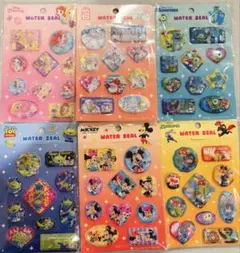 国内正規品 ディズニー　ウォーターシール　 6種セット