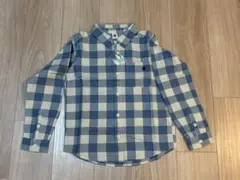 PETIT BATEAU チェック柄長袖シャツ 140cm