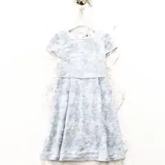 AUSTINREED*オーズチーンリード　総刺繍 花柄ワンピース ドレス 40