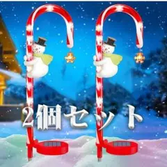 クリスマス 飾り ライト ソーラーライト 雪だるま　イルミネーション　スノーマン