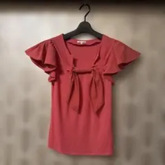 TO BE CHIC 半袖カットソー ピンク リボンのサムネイル