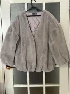 ANAPアナップボアコートジャケットグレー【M】美品