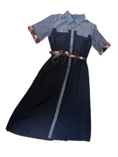BLUE LABEL CRESTBRIDGE コットンリネンティアードドレス M - メルカリ
