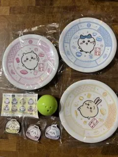 【新品未使用品】ちいかわ プレートセット 3枚　マグネット付き