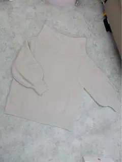 【未使用品】GRL 2wayオフショルダーニットミニワンピース