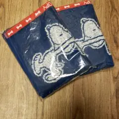 新品未使用スヌーピーふんわりタオルLAWSON限定2枚