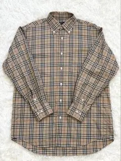 バーバリーロンドン ノバチェック 長袖 シャツ メンズM
