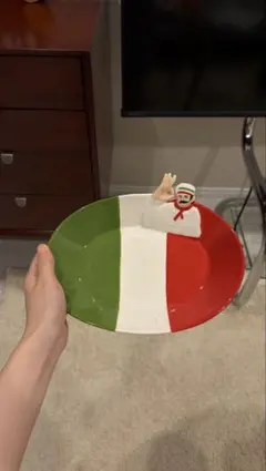 イタリアン シェフ　おじさん プレート 皿