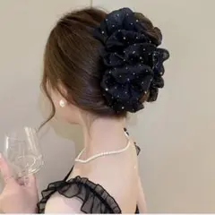 ゴージャス　ヘアクリップ　バンスクリップ　ヘアアクセサリー 髪留め　髪飾り