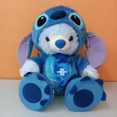 ディズニー　ユニベア　ブルー　ぬいぐるみ　スティッチ　コスチューム　セット