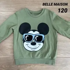 キッズ トレーナー ベルメゾン ミッキーマウス 120