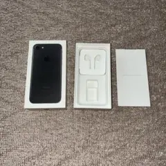 Apple iPhone 7ブラック 空き箱のみ