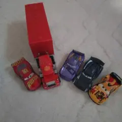 カーズ ミニカーセット トレーラー付き