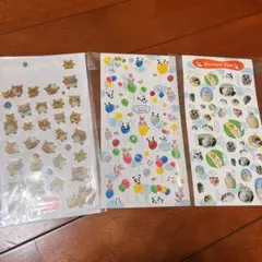 平成女児　平成レトロ　シール　ステッカー　ハムスター　ハムちゃん　うさぎ　パンダ