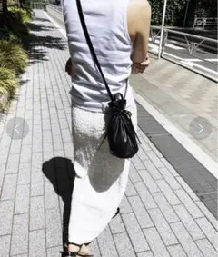 新品未使用　DESIGNERS REMIX キンチャク BAG　ブラック