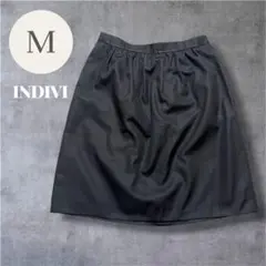 インディヴィ INDIVI タイトスカート ブラック 膝丈 ビジネス フォーマル