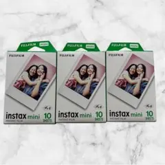 FUJIFILM チェキ フィルム instax mini 10枚入×3箱のサムネイル