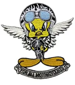 新品　アイロンワッペン トゥイーティー パイロットアメカジ　SAB130