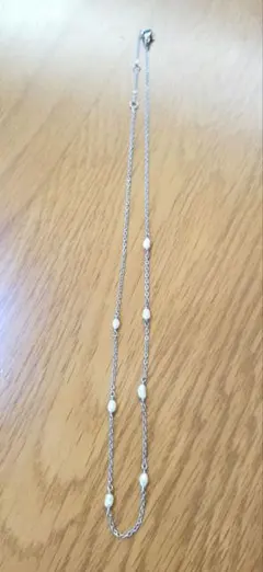 ステーションパールネックレス