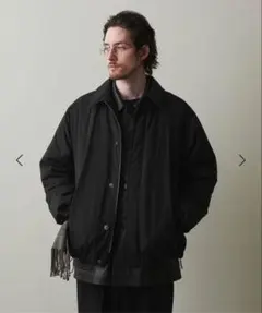 【美品】Steven Alanダルマバルカラージャケット 24AW ブラック L