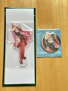 鬼滅の刃 阿波踊り 竈門禰豆子 アクリルスタンド 缶バッジ