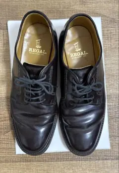 REGAL リーガル プレーントゥ ビジネスシューズ ダークブラウンのサムネイル